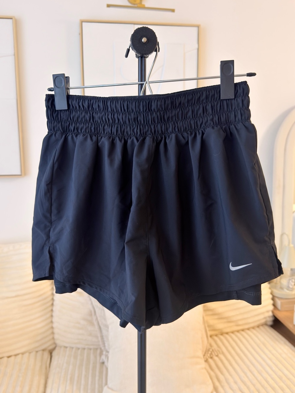 Nike Dri-FIT Women’s Running Shorts Black Size S Lined